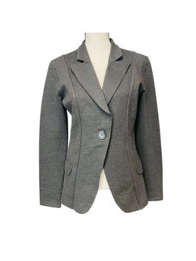 Patty Boutik Single Button Gray Blazer